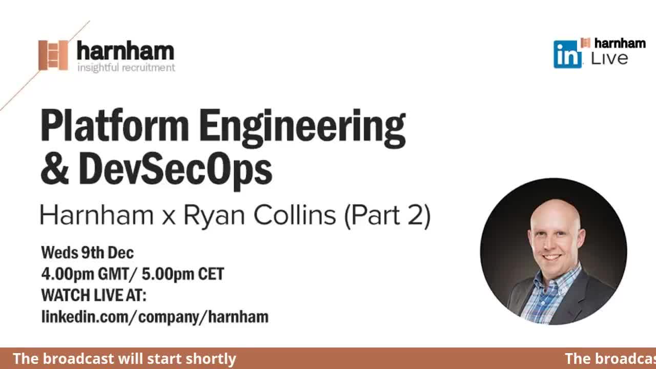 The Dialogue: Platform Engineering & DevOps - Harnham x Ryan Collins